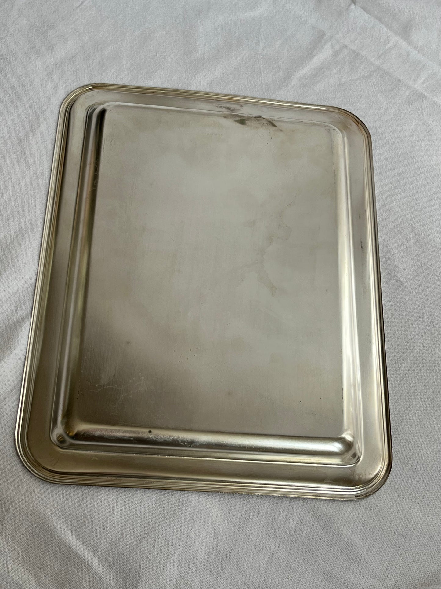 Sølvplet bakke