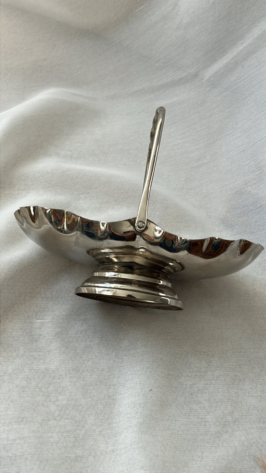 Sølvplet skål