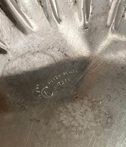 Sølvplet skål
