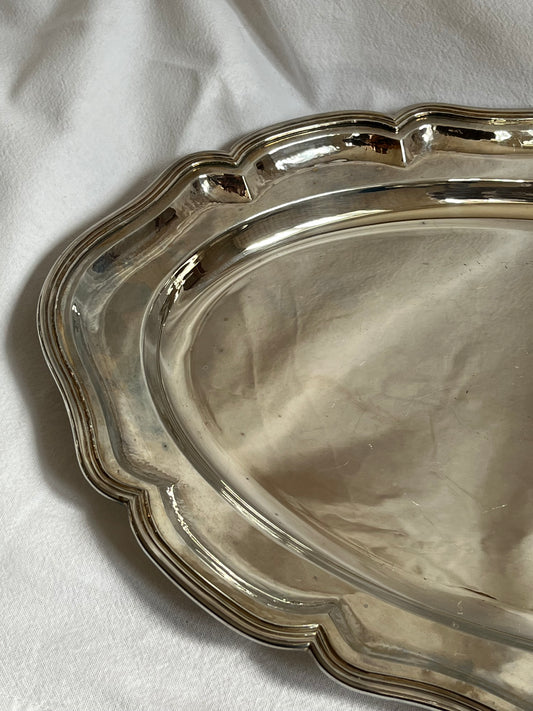 Sølvplet bakke