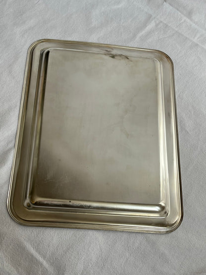 Sølvplet bakke