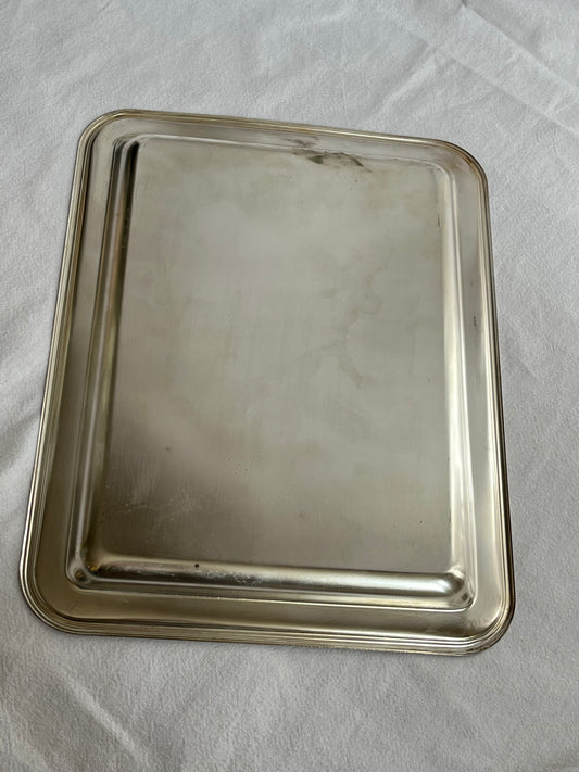 Sølvplet bakke