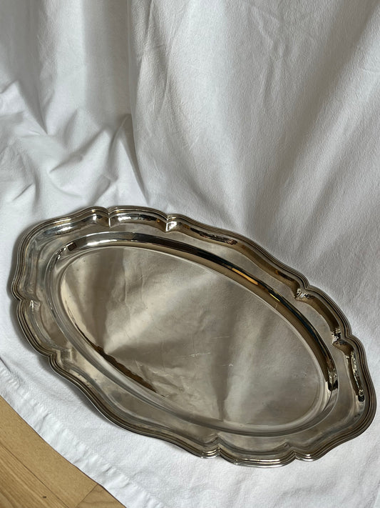 Sølvplet bakke
